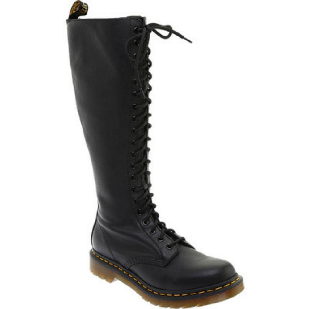 Dr. Martens tall leather black 1B60 20 hole boots